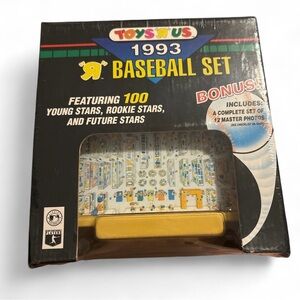 1993 Topps Toys 'R' Us Baseball Set 100 Cards & Photos New Sealed Box